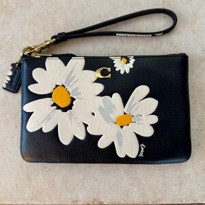 Coach Small Floral Wristlet EUC
